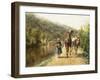 On the Towpath-Edward Lamson Henry-Framed Giclee Print