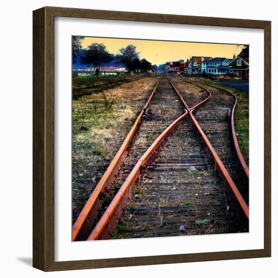 On the Tracks-Jody Miller-Framed Photographic Print