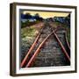 On the Tracks-Jody Miller-Framed Photographic Print