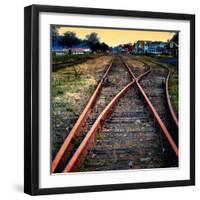 On the Tracks-Jody Miller-Framed Photographic Print