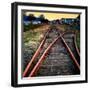 On the Tracks-Jody Miller-Framed Photographic Print