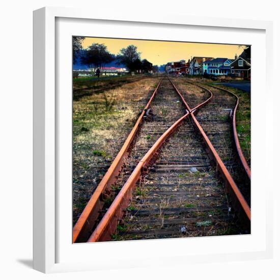 On the Tracks-Jody Miller-Framed Photographic Print