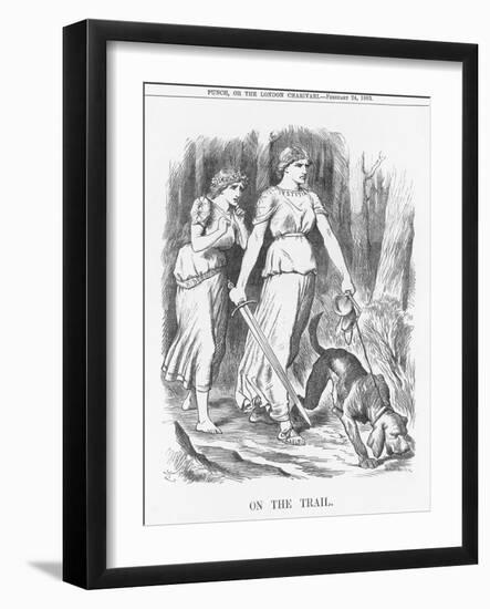 On the Trail, 1883-Joseph Swain-Framed Giclee Print