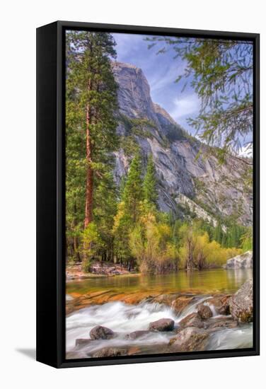 On The Trail to Mirror Lake, Yosemite Valley-Vincent James-Framed Stretched Canvas