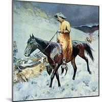 On the Trail-Frederic Sackrider Remington-Mounted Giclee Print