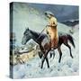On the Trail-Frederic Sackrider Remington-Stretched Canvas