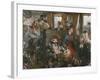 On the Train, Observed from Life, 1892-Adolf Von Menzel-Framed Giclee Print