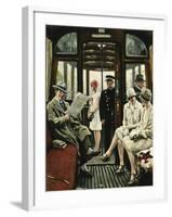 On the Tram-Paul Fischer-Framed Giclee Print