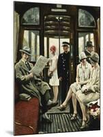 On the Tram-Paul Fischer-Mounted Giclee Print