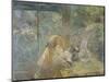 On the Veranda, 1884-Berthe Morisot-Mounted Giclee Print