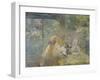 On the Veranda, 1884-Berthe Morisot-Framed Giclee Print