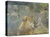 On the Veranda, 1884-Berthe Morisot-Stretched Canvas