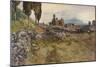 'On the Via Appia', c19th century-Onorato Carlandi-Mounted Giclee Print