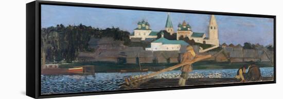 On the Volga, 1906-Boris Michaylovich Kustodiev-Framed Stretched Canvas