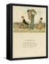 On the Wall Top-Kate Greenaway-Framed Stretched Canvas