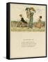 On the Wall Top-Kate Greenaway-Framed Stretched Canvas