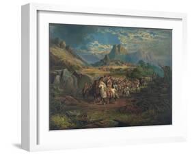 On the War Path-null-Framed Giclee Print