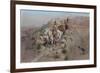 On the Warpath, 1895-Charles Marion Russell-Framed Giclee Print