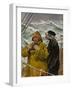 On the Watch (Oil on Canvas)-Christian Krohg-Framed Giclee Print