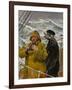 On the Watch (Oil on Canvas)-Christian Krohg-Framed Giclee Print