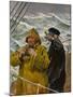 On the Watch (Oil on Canvas)-Christian Krohg-Mounted Giclee Print