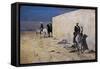 On the Watch-Angelo Morbelli-Framed Stretched Canvas