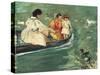 On the Water, 1895 by Mary Stevenson Cassatt-Mary Stevenson Cassatt-Stretched Canvas