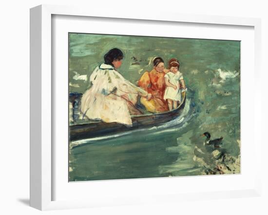 On the Water, 1895 by Mary Stevenson Cassatt-Mary Stevenson Cassatt-Framed Giclee Print