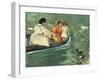 On the Water, 1895 by Mary Stevenson Cassatt-Mary Stevenson Cassatt-Framed Giclee Print