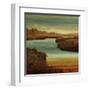 On The Water II-John Seba-Framed Art Print