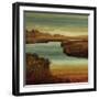 On The Water II-John Seba-Framed Art Print