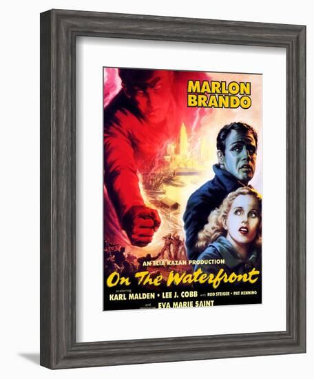 On the Waterfront, 1954-null-Framed Art Print