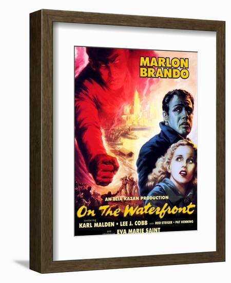 On the Waterfront, 1954-null-Framed Art Print