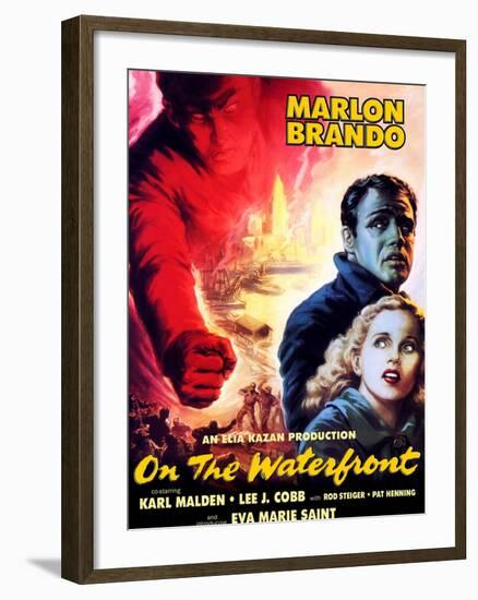 On the Waterfront, 1954-null-Framed Art Print