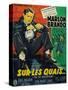 On the Waterfront, French Movie Poster, 1954-null-Stretched Canvas