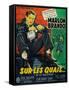 On the Waterfront, French Movie Poster, 1954-null-Framed Stretched Canvas