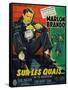 On the Waterfront, French Movie Poster, 1954-null-Framed Stretched Canvas