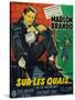 On the Waterfront, French Movie Poster, 1954-null-Stretched Canvas