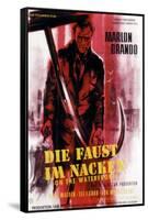 On the Waterfront, German Movie Poster, 1954-null-Framed Stretched Canvas