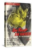 On the Waterfront, German Movie Poster, 1954-null-Stretched Canvas