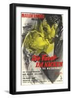 On the Waterfront, German Movie Poster, 1954-null-Framed Art Print