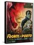 On the Waterfront, Italian Movie Poster, 1954-null-Framed Stretched Canvas