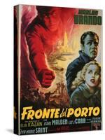 On the Waterfront, Italian Movie Poster, 1954-null-Stretched Canvas