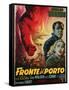 On the Waterfront, Italian Movie Poster, 1954-null-Framed Stretched Canvas