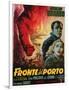 On the Waterfront, Italian Movie Poster, 1954-null-Framed Art Print