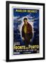 On the Waterfront, Italian Movie Poster, 1954-null-Framed Art Print