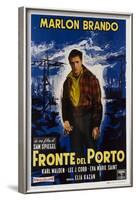 On the Waterfront, Italian Movie Poster, 1954-null-Framed Art Print