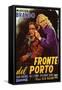 On the Waterfront, Italian Movie Poster, 1954-null-Framed Stretched Canvas