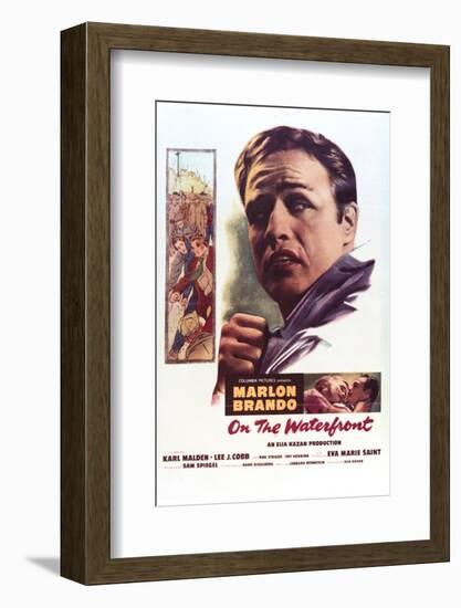 On the Waterfront - Movie Poster Reproduction-null-Framed Photo