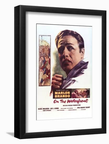 On the Waterfront - Movie Poster Reproduction-null-Framed Photo